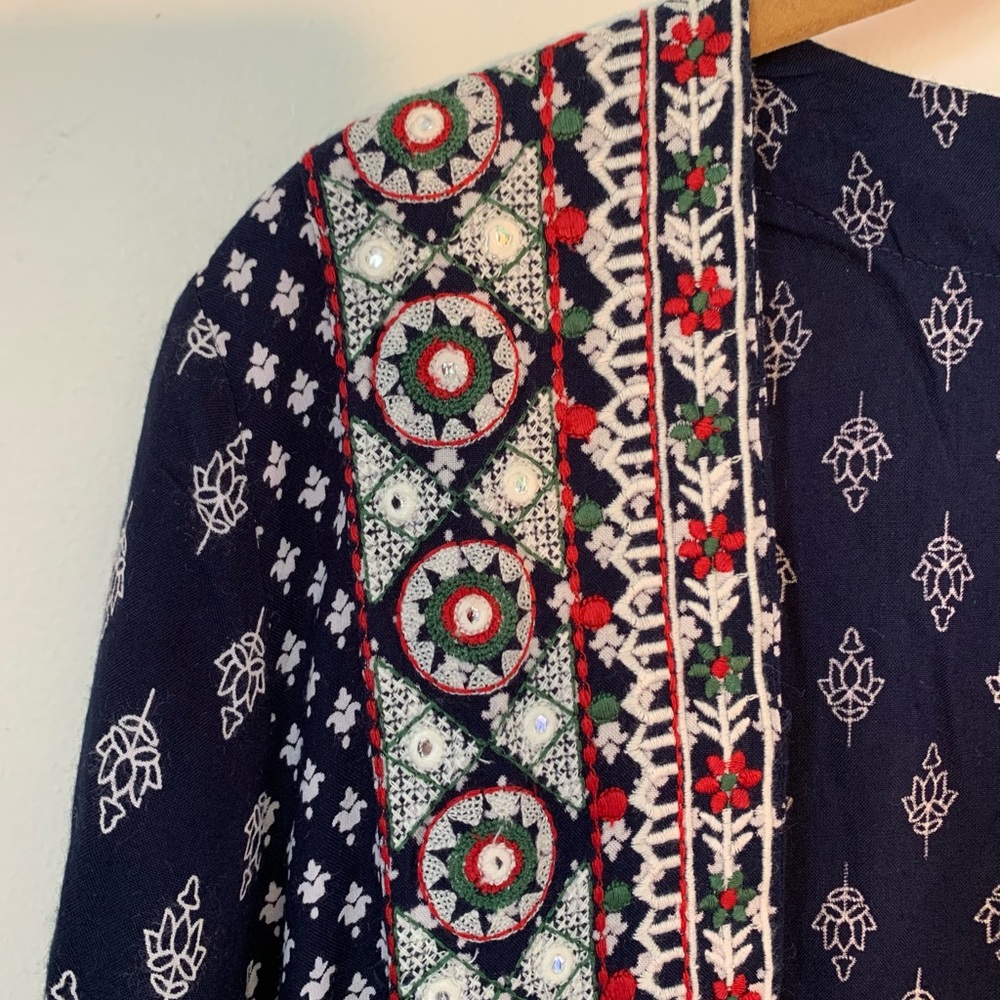 Novica Patchwork Bohemian Summer Cardigan Jacket - Picture 5 of 10